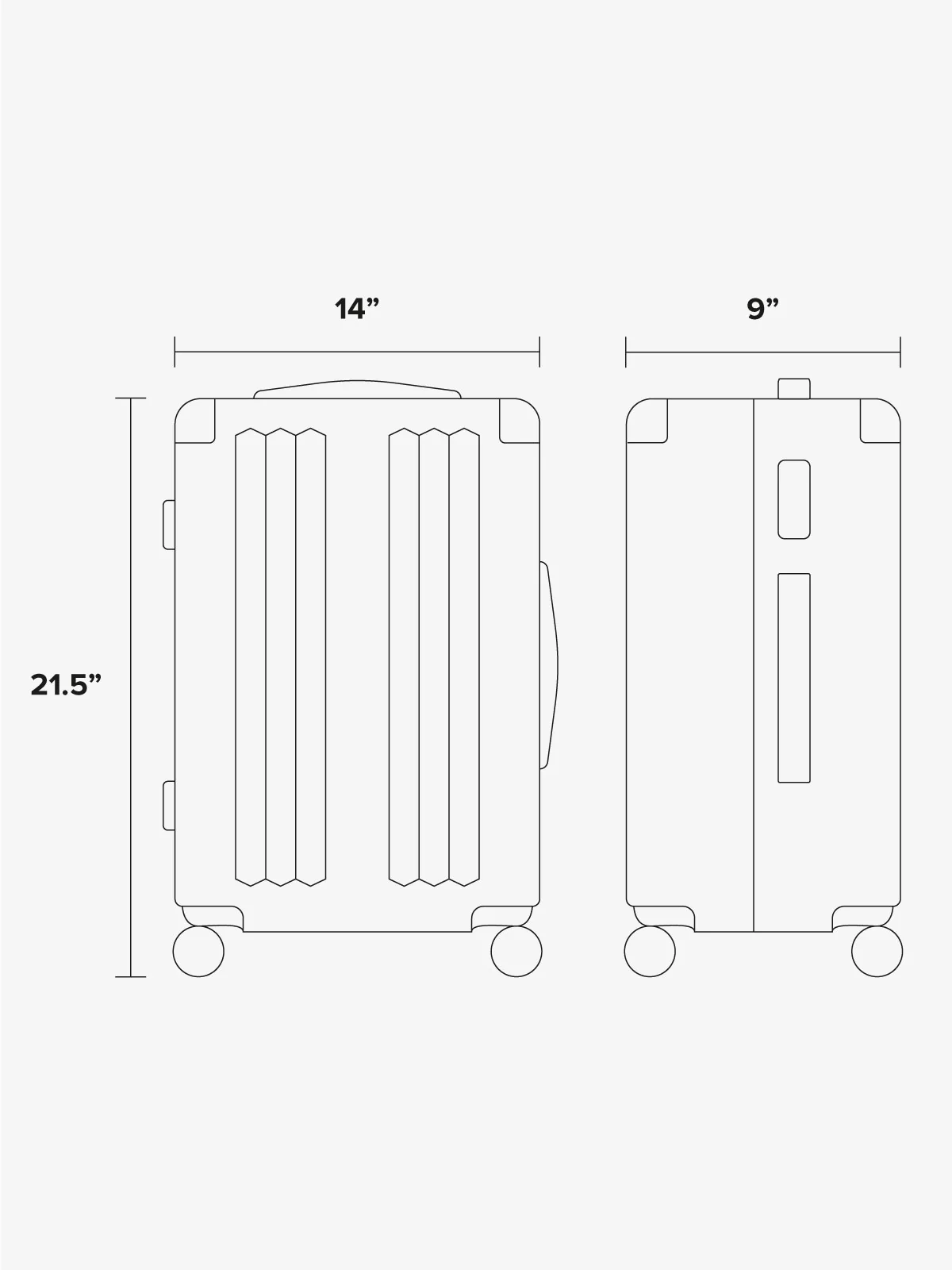 Ambeur Carry-On Luggage - Image 86