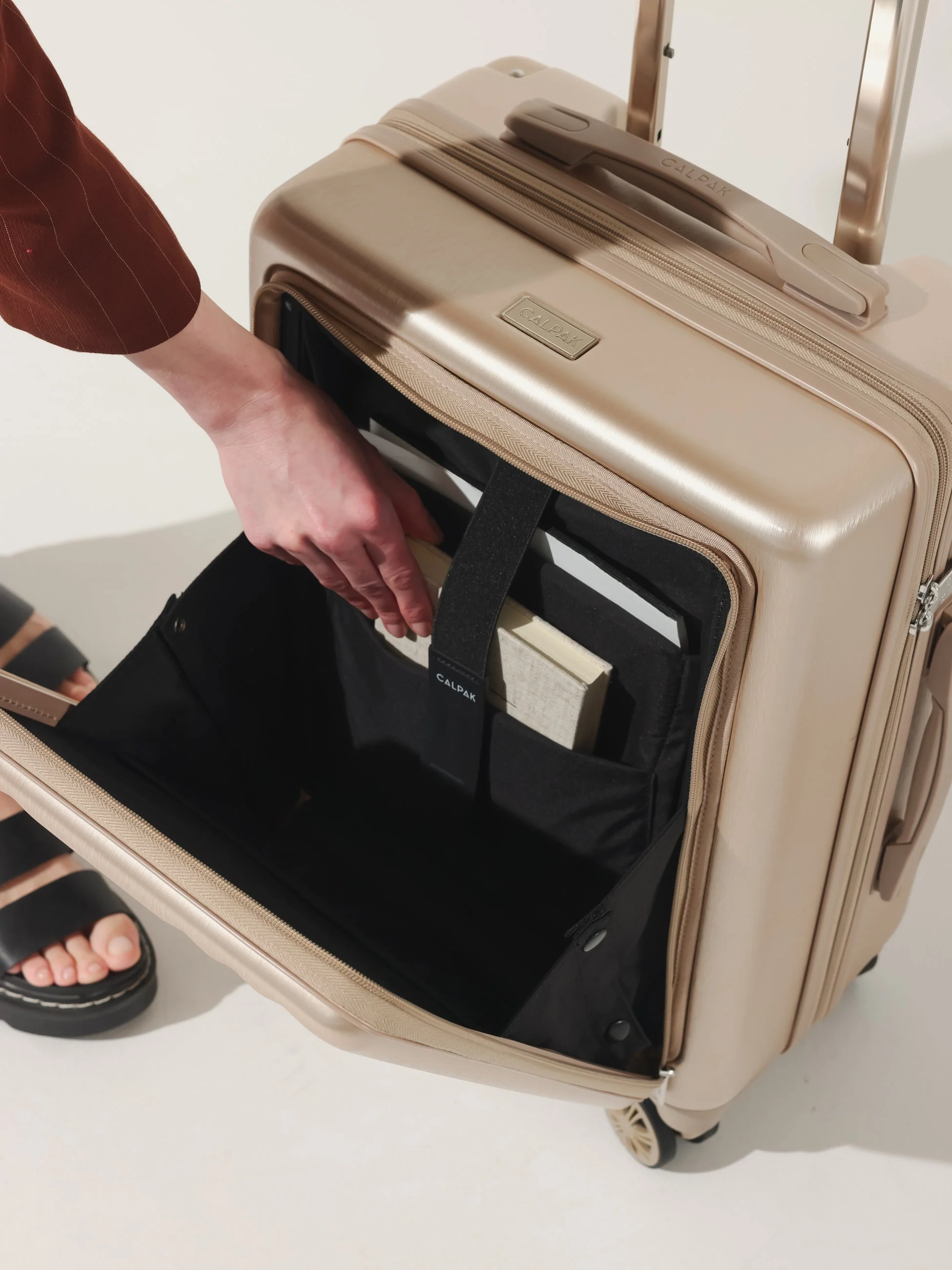 Ambeur Front Pocket Carry-On Luggage - Image 26