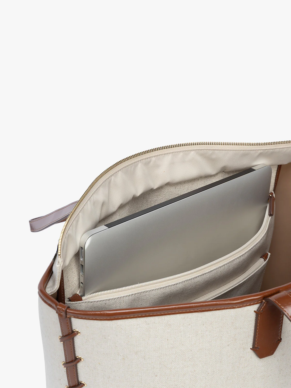Colette 15" Canvas Laptop Tote - Image 4