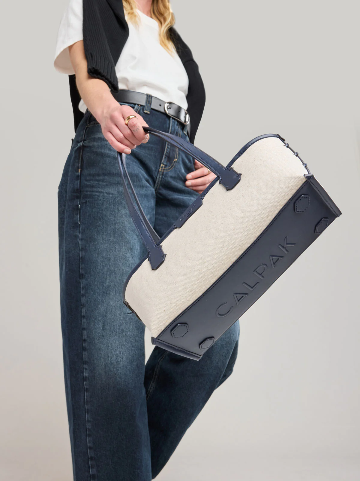 Colette Canvas Shoulder Tote - Image 8