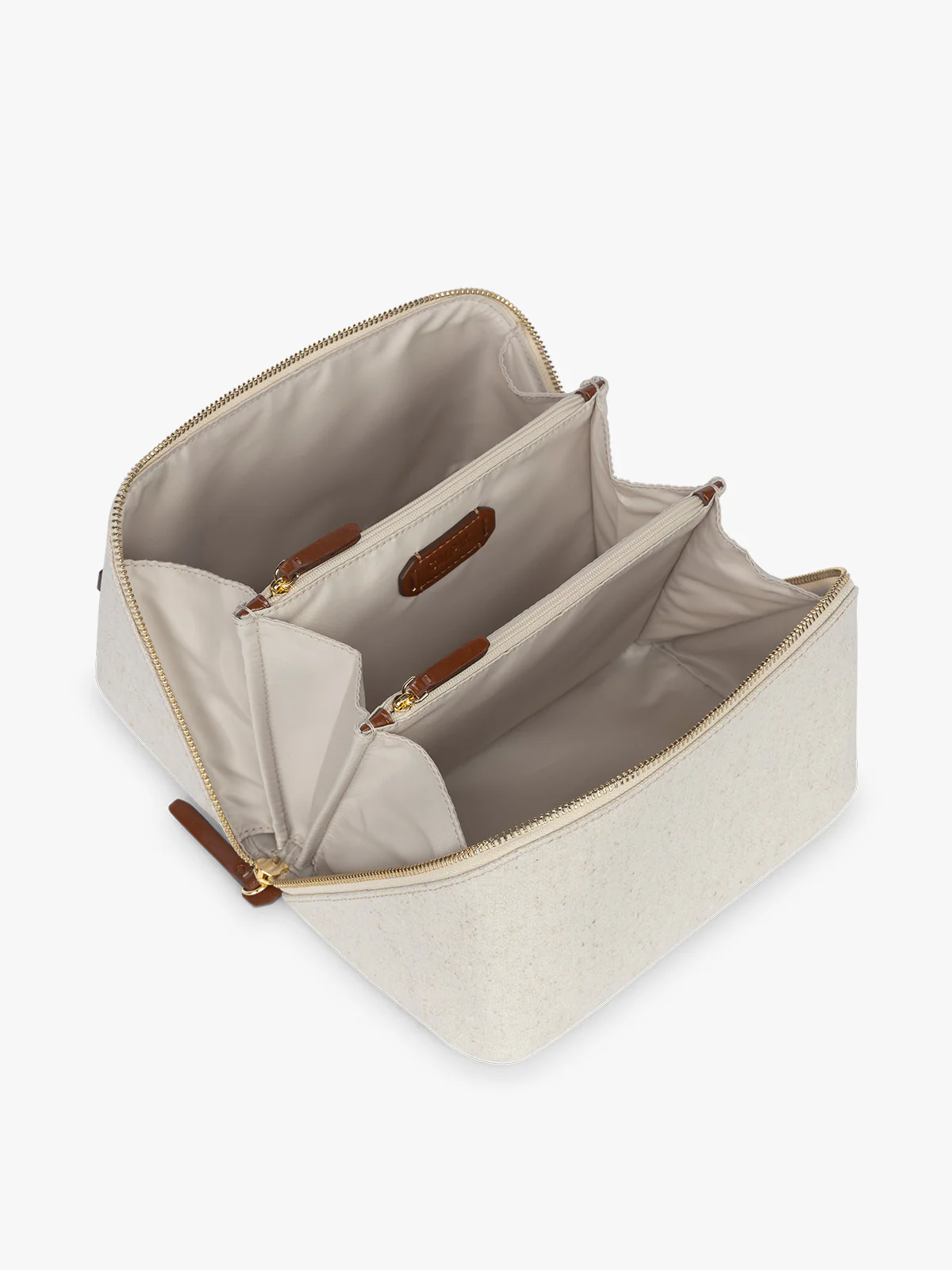 Colette Lay-Flat Canvas Toiletry Bag - Image 19