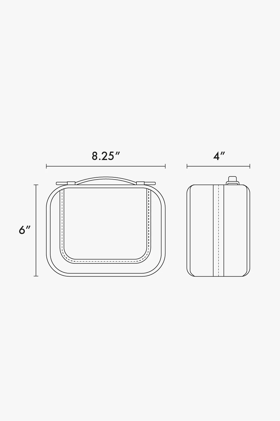 Small Clear Cosmetics Case - Image 153