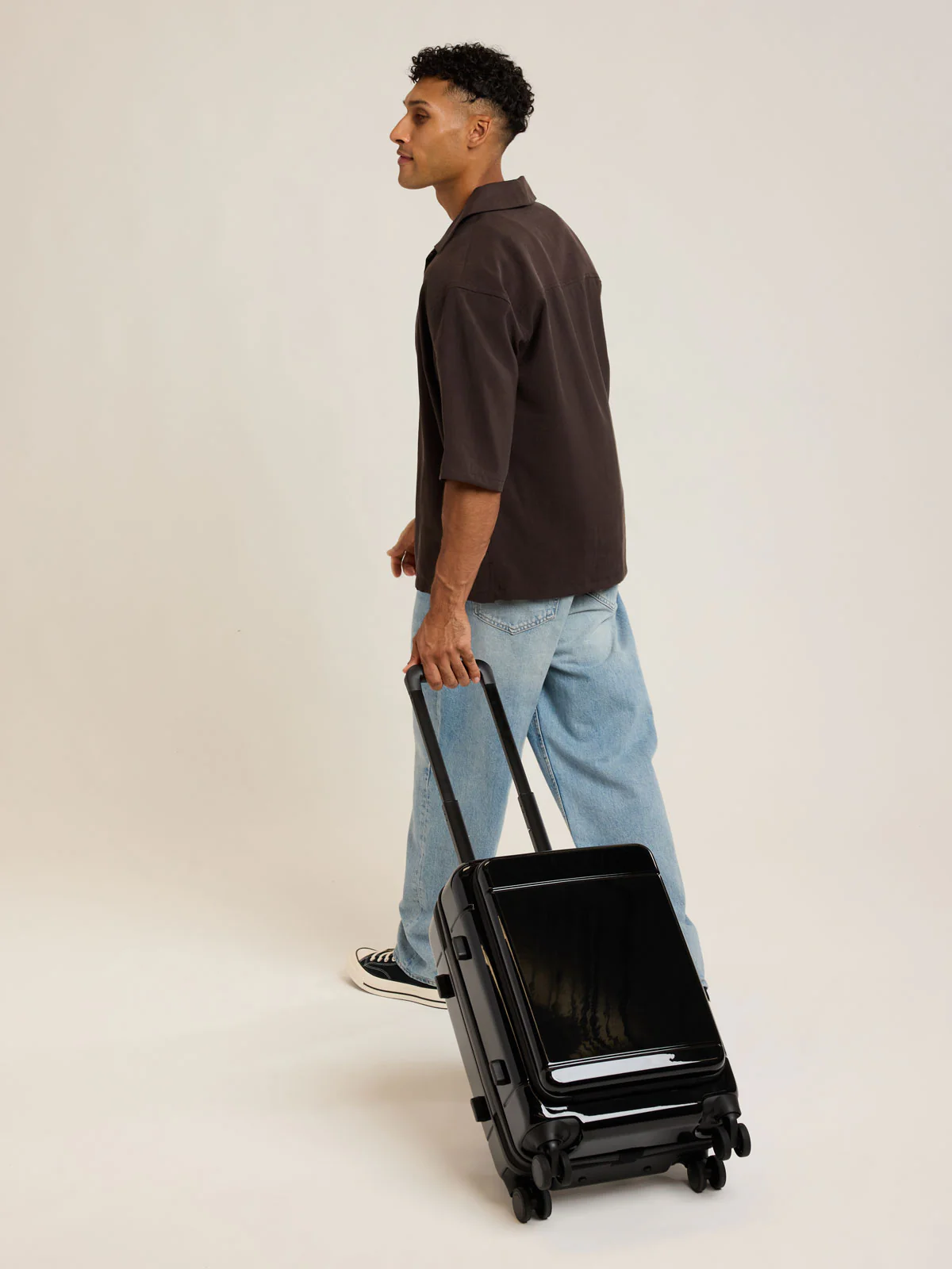 Hue Front Pocket Carry-On Luggage - Image 123