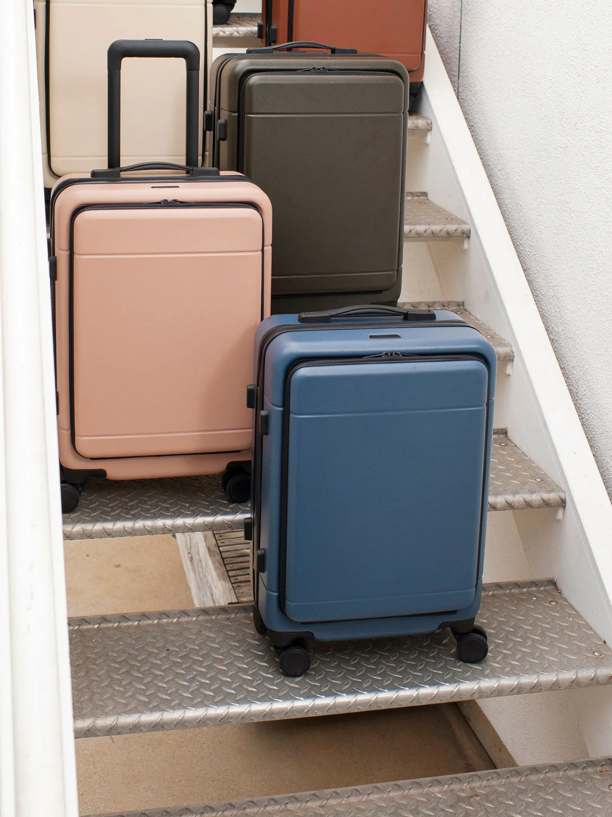 Hue Front Pocket Carry-On Luggage - Image 36