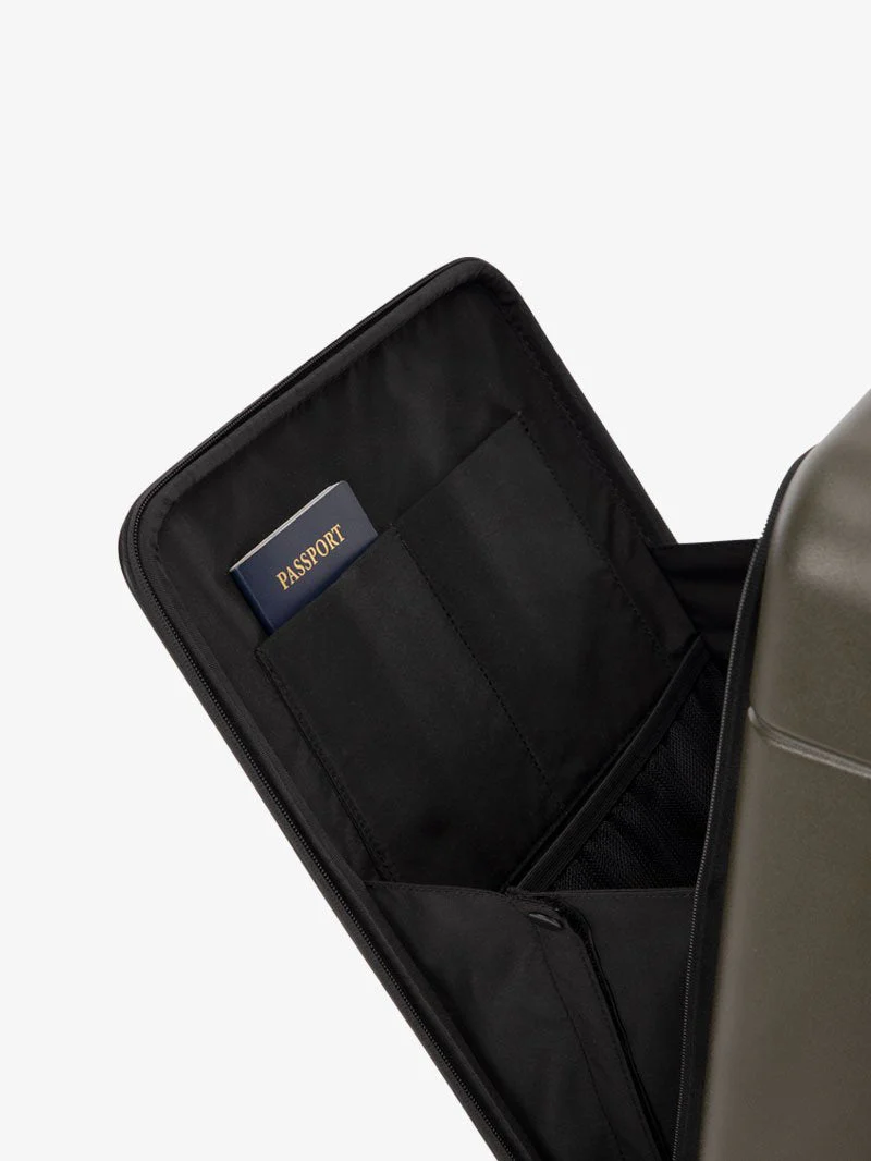 Hue Front Pocket Carry-On Luggage - Image 4