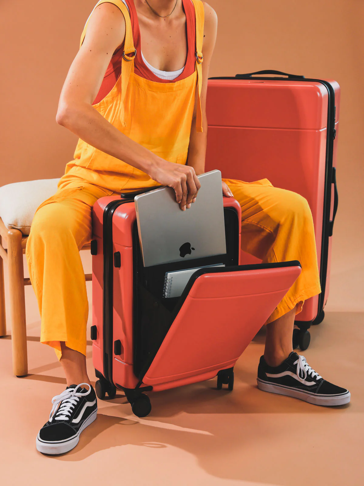 Hue Front Pocket Carry-On Luggage - Image 60