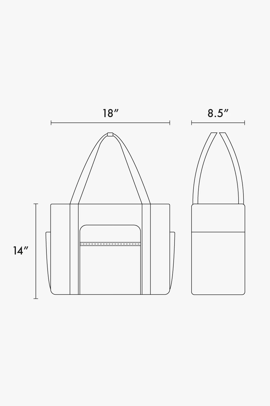 Terra 35L Water Resistant Zip Tote Bag - Image 130